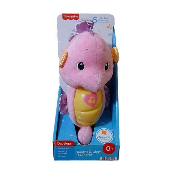 Fisher Price Pink Soothe & Glow Seahorse - Picture 1 of 6
